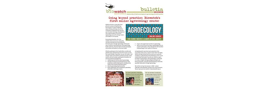 Biowatch Bulletin: January 2022