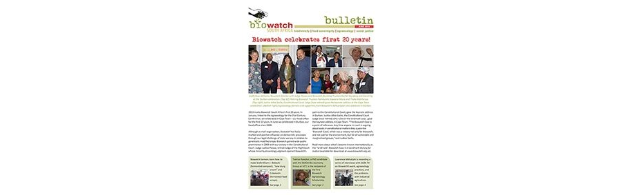 Biowatch Bulletin: June 2019