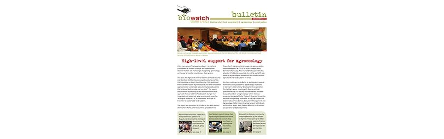 Biowatch Bulletin: December 2019